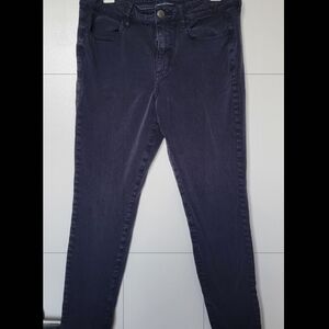 American Eagle Women 12 Navy High- Rise Legging Pants Jeans